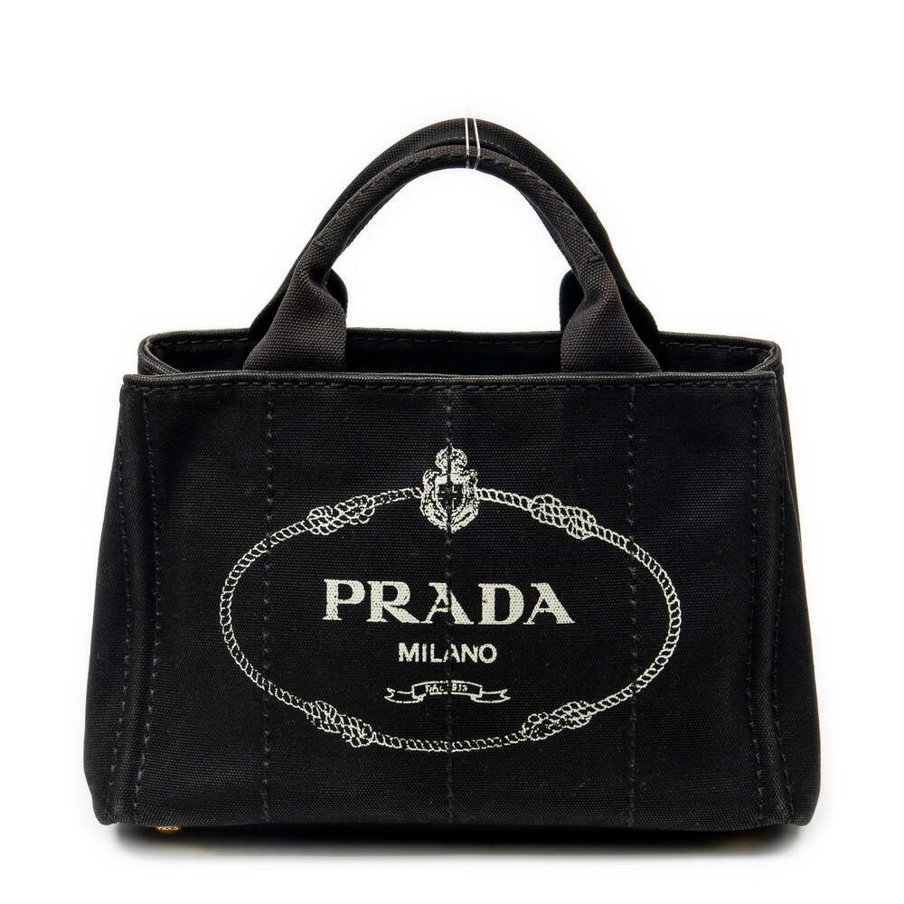 Prada Canapa Convertible Tote Canvas #326308P92B
